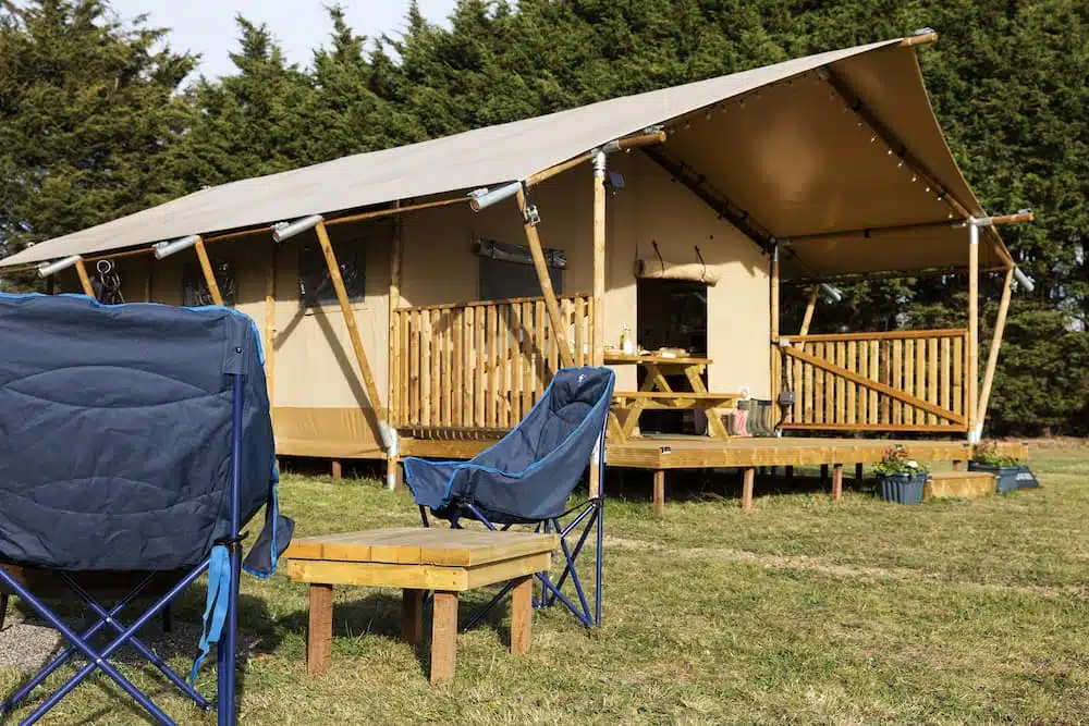 glamping at Mersea Barns